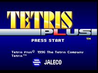 une photo d'Ã©cran de Tetris Plus sur Sega Saturn